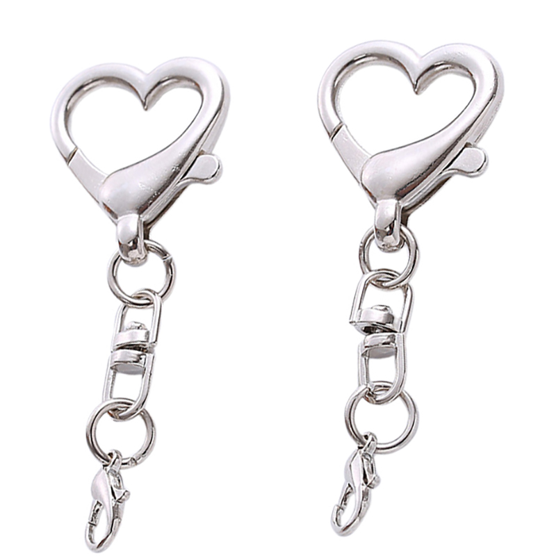 10/20/50Pieces Unique Alloy He - Lobster Clasp Silver reseña y precio