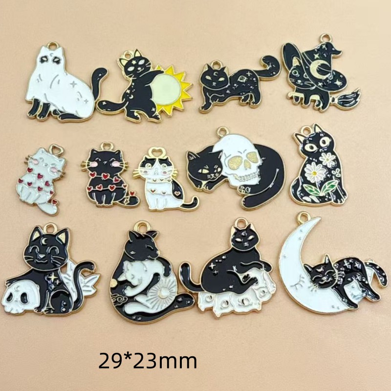 10pcs Original Alloy Enamel Bl - Jewelry Making Charms reseña y precio