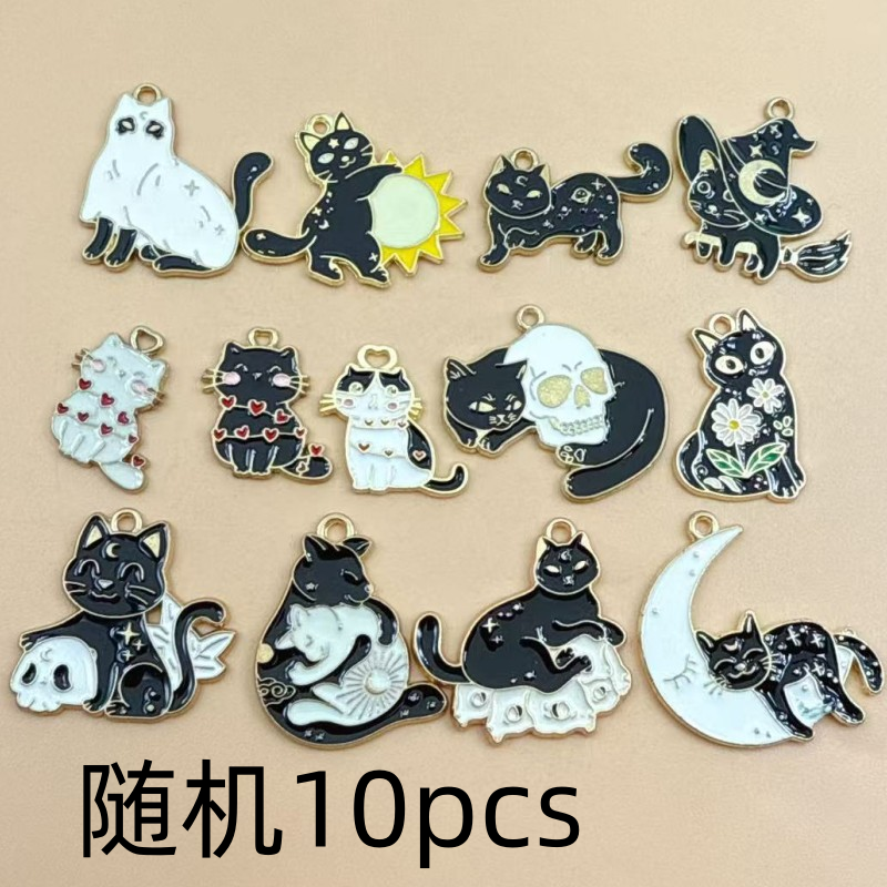 10pcs Original Alloy Enamel Bl - Jewelry Making Charms reseña y precio