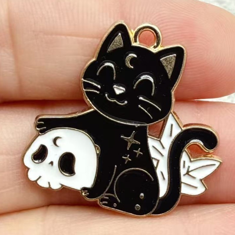 10pcs Original Alloy Enamel Bl - Jewelry Making Charms reseña y precio