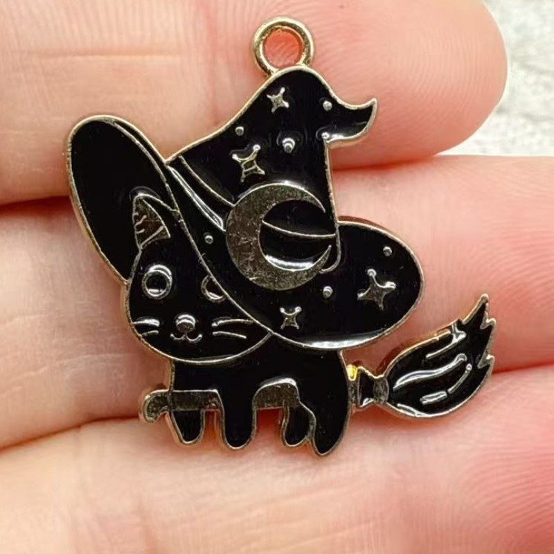 10pcs Original Alloy Enamel Bl - Jewelry Making Charms reseña y precio