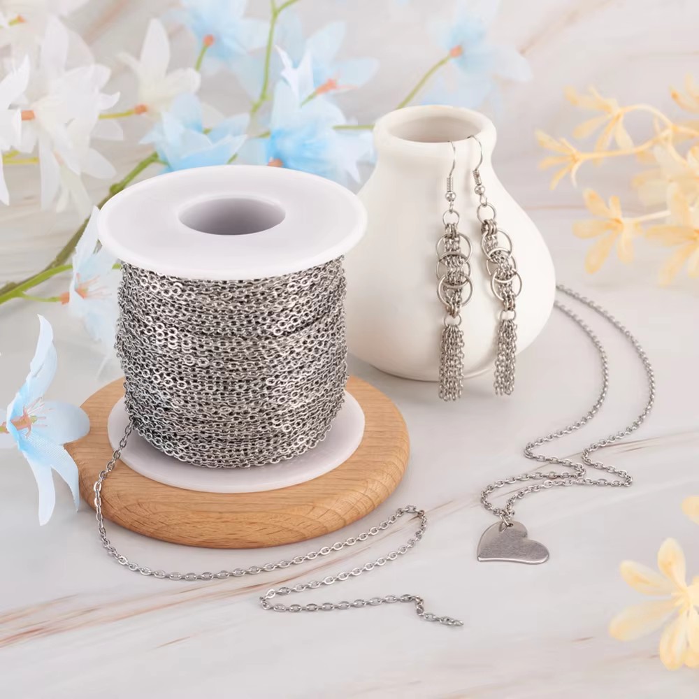 PandaHall 50m/roll Stainless S - Chain Roll Cable reseña y precio