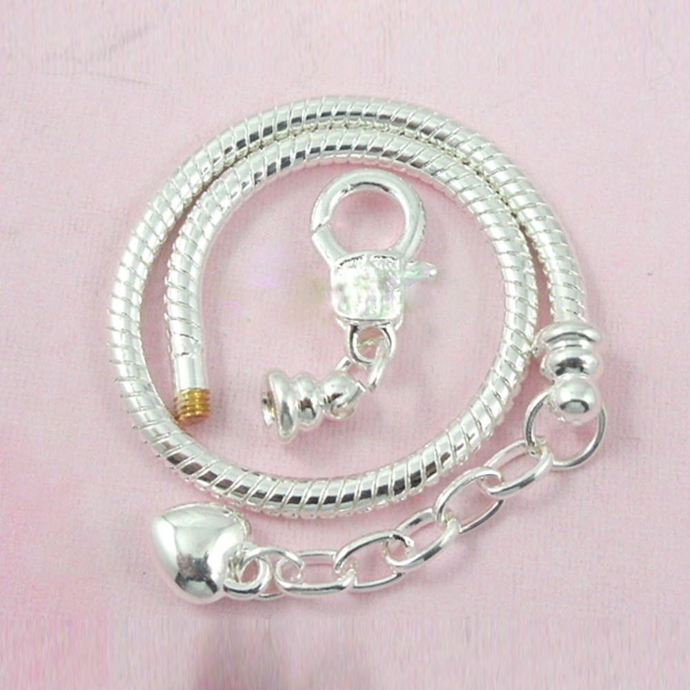 5pcs Silver Plated Snake Chain - Lobster Clasp Silver reseña y precio