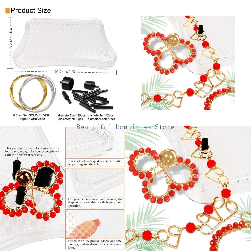 U4LF Wire Beading Jig Wire Sha - Wire Jewelry Making Jig reseña y precio