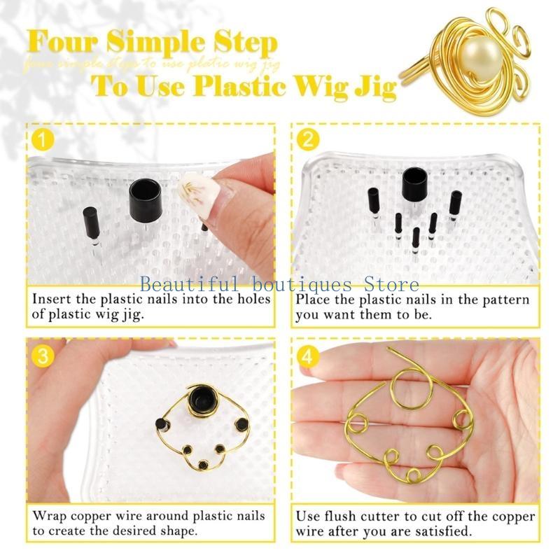 U4LF Wire Beading Jig Wire Sha - Wire Jewelry Making Jig reseña y precio