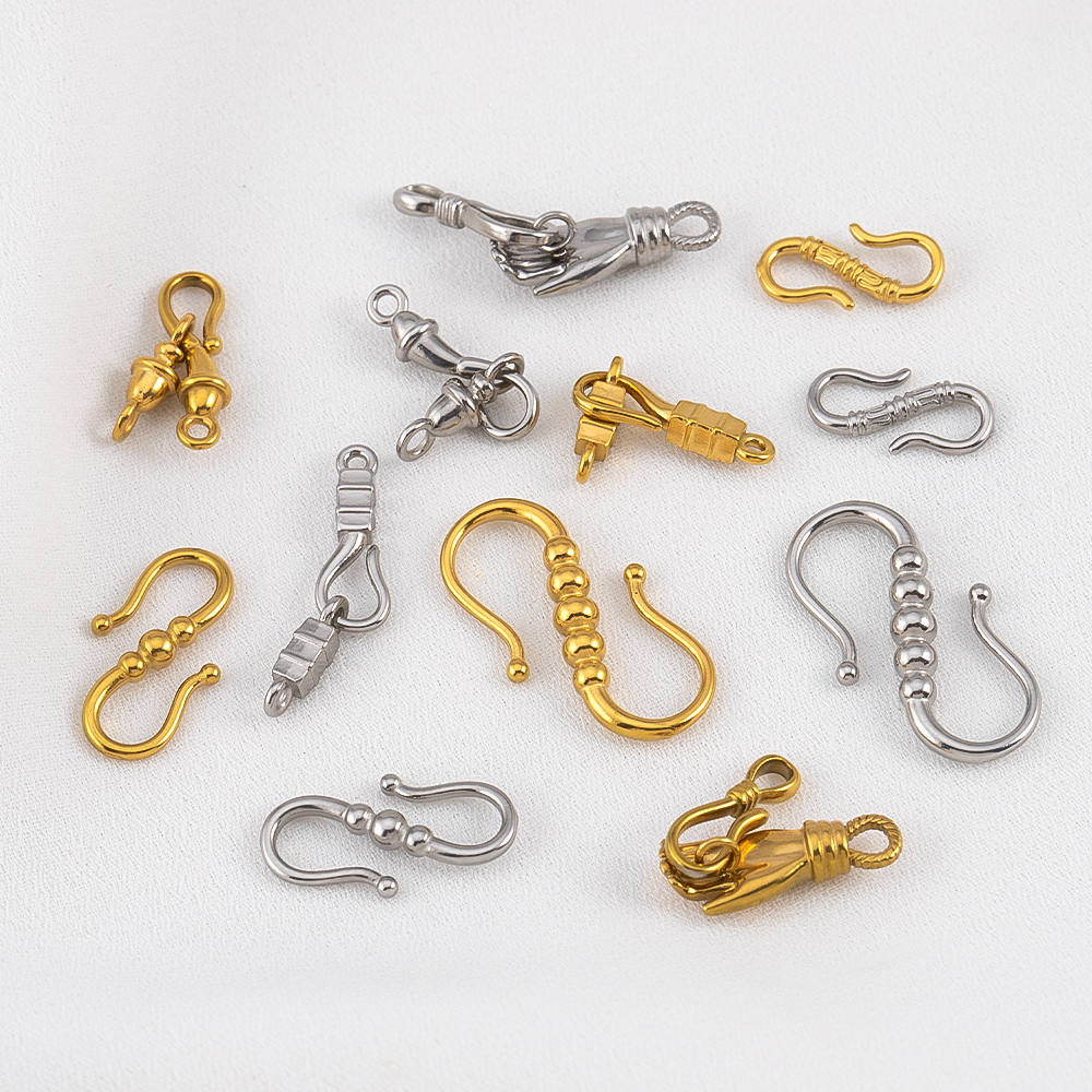 2pcs Stainless Steel Gold Plat - Lobster Clasp Silver reseña y precio
