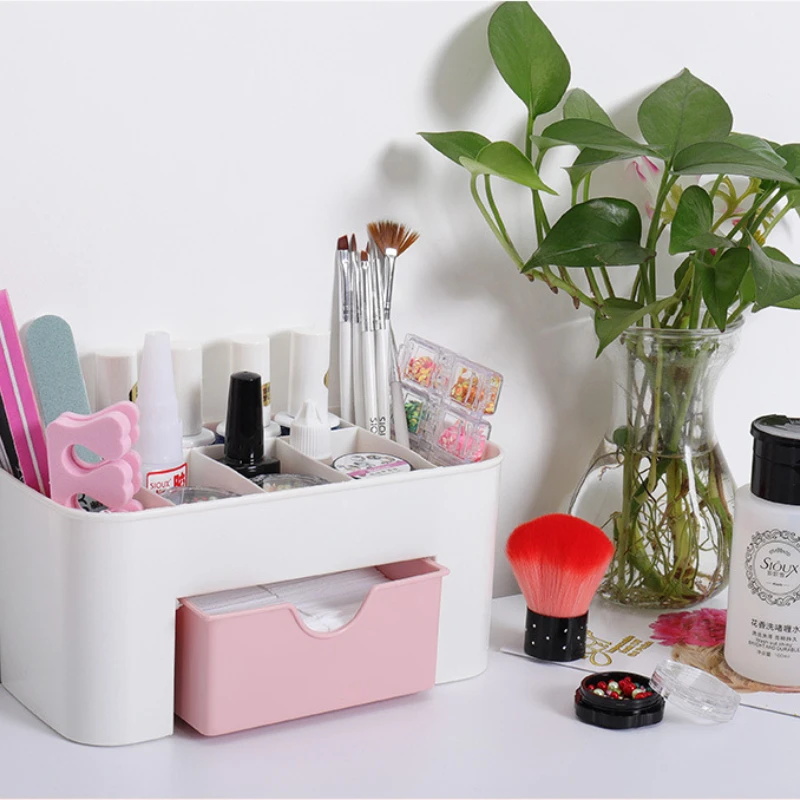 Nail Art Organizer Desktop Dra - Jewelry Making Organizer Box reseña y precio