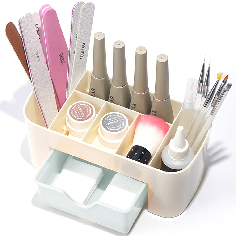 Nail Art Organizer Desktop Dra - Jewelry Making Organizer Box reseña y precio