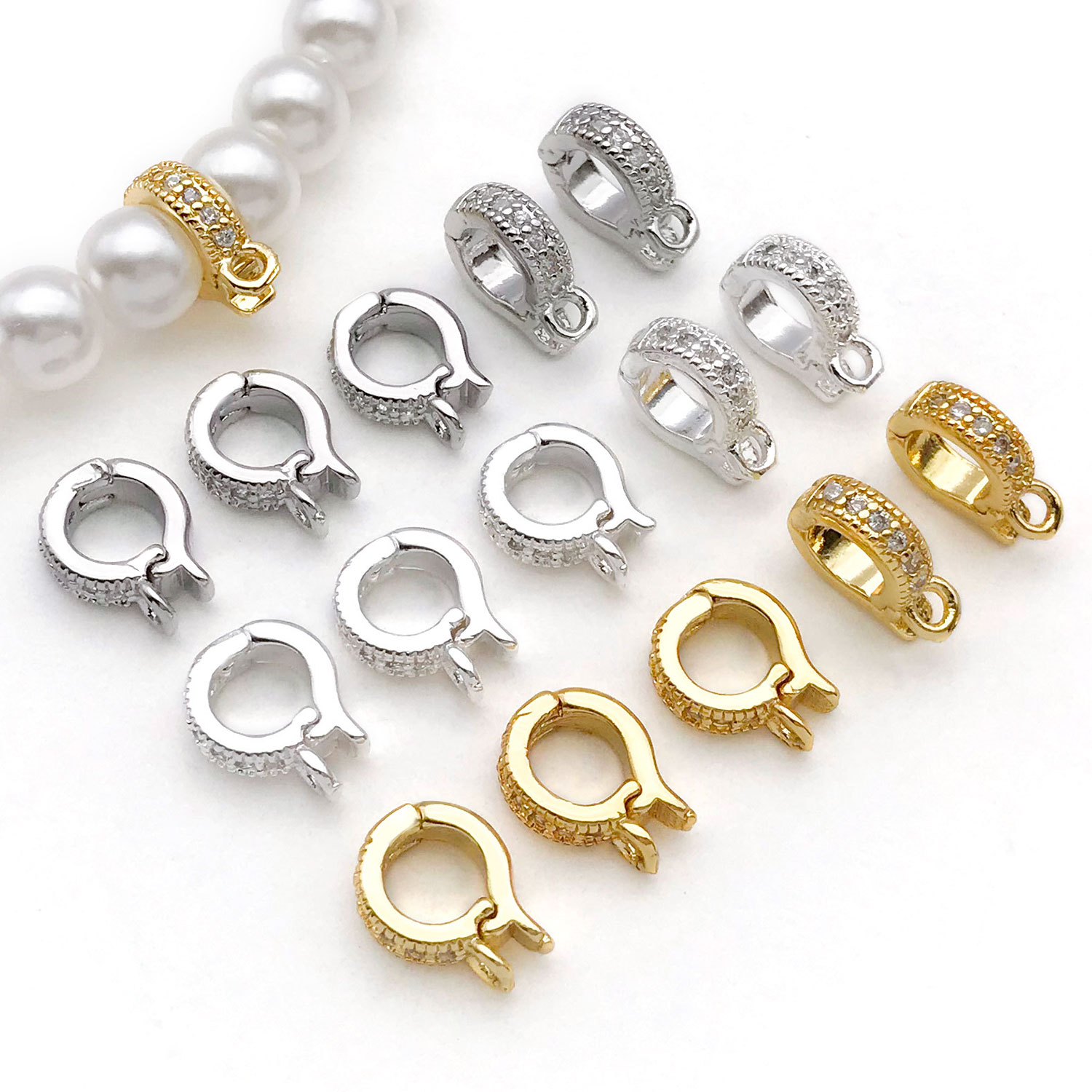5pcs 18K Real Gold Plated Bras - Jewelry Making Charms reseña y precio
