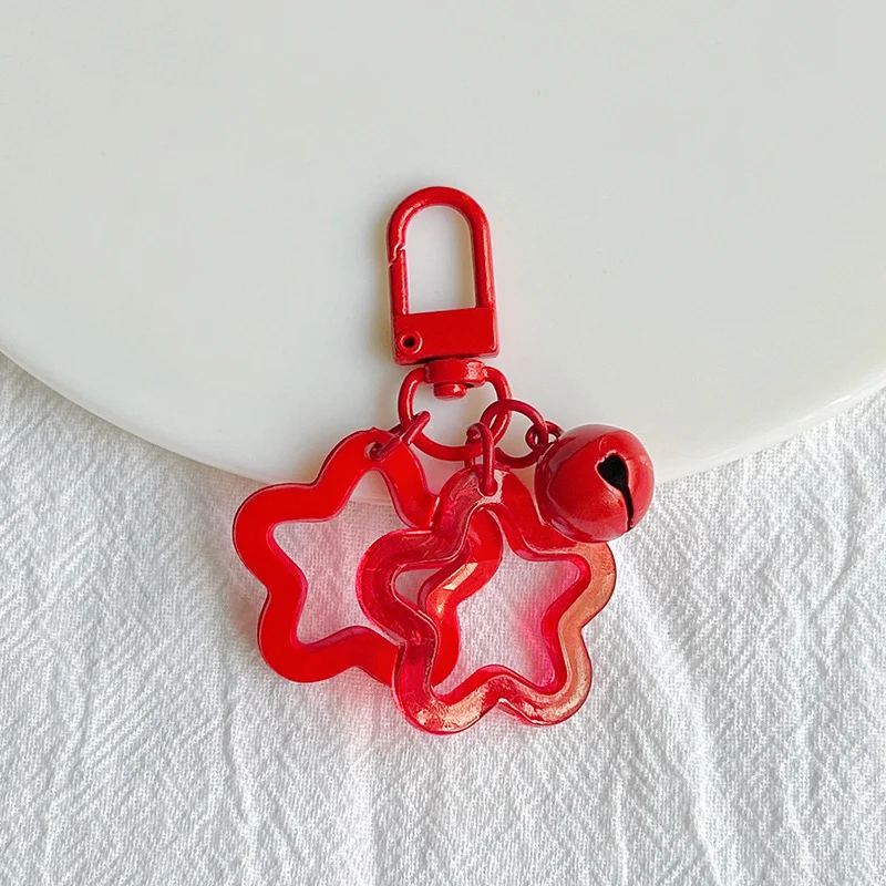 Acrylic Stars Bell Pendant Key - Jewelry Making Charms reseña y precio