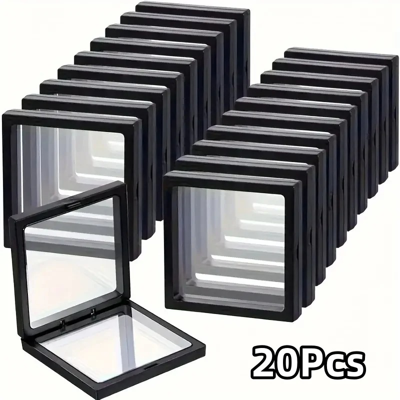 20Pcs Clearview 3D Floating Di - Jewelry Making Organizer Box reseña y precio