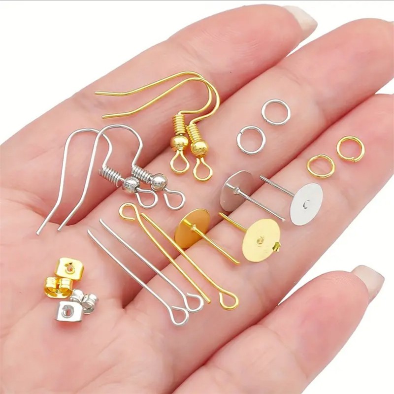 1 Set Box Ear Hook Single Loop - Jewelry Making Organizer Box reseña y precio
