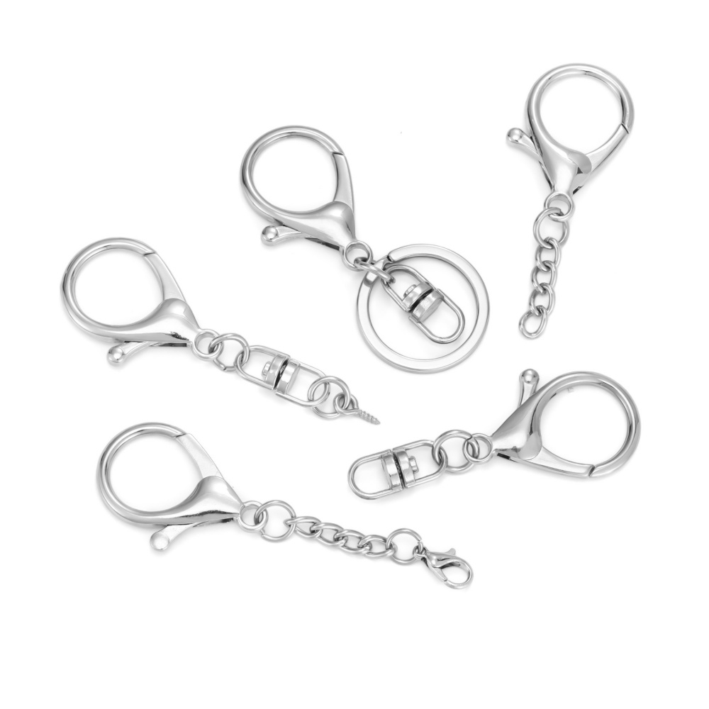 10Pcs Silver Color Large Lobst - Lobster Clasp Silver reseña y precio