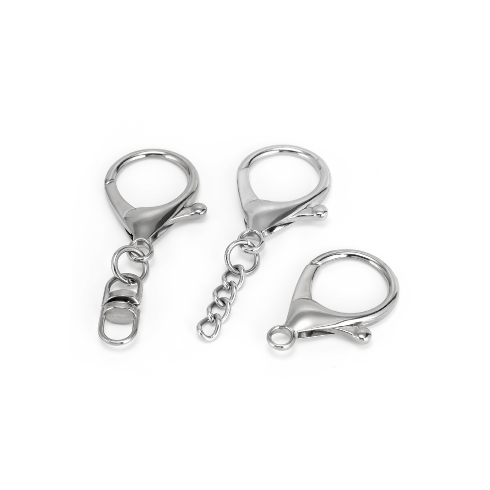 10Pcs Silver Color Large Lobst - Lobster Clasp Silver reseña y precio